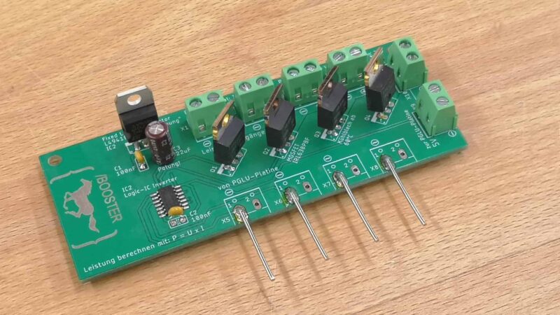 Produktbild Booster zum Erweitern deiner Arduino für Stromintensive Projekte in der Schule
